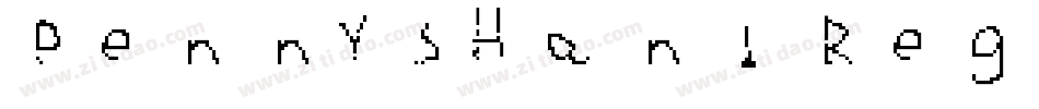 PennysHand Regular字体转换
